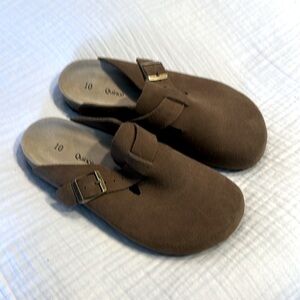 Suede Slip-On Clog
